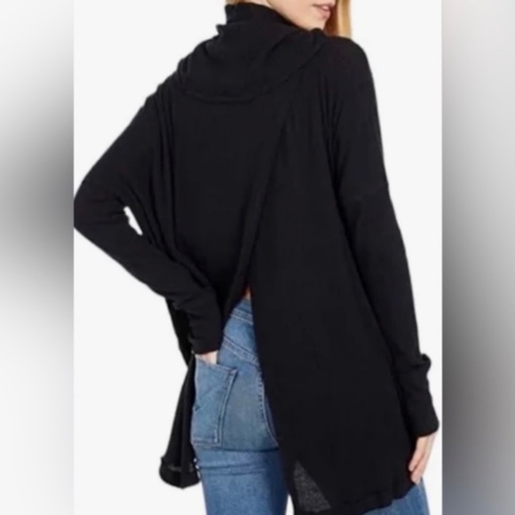 Free People Juicy Long Sleeve Thermal Tunic Top - Picture 2 of 4